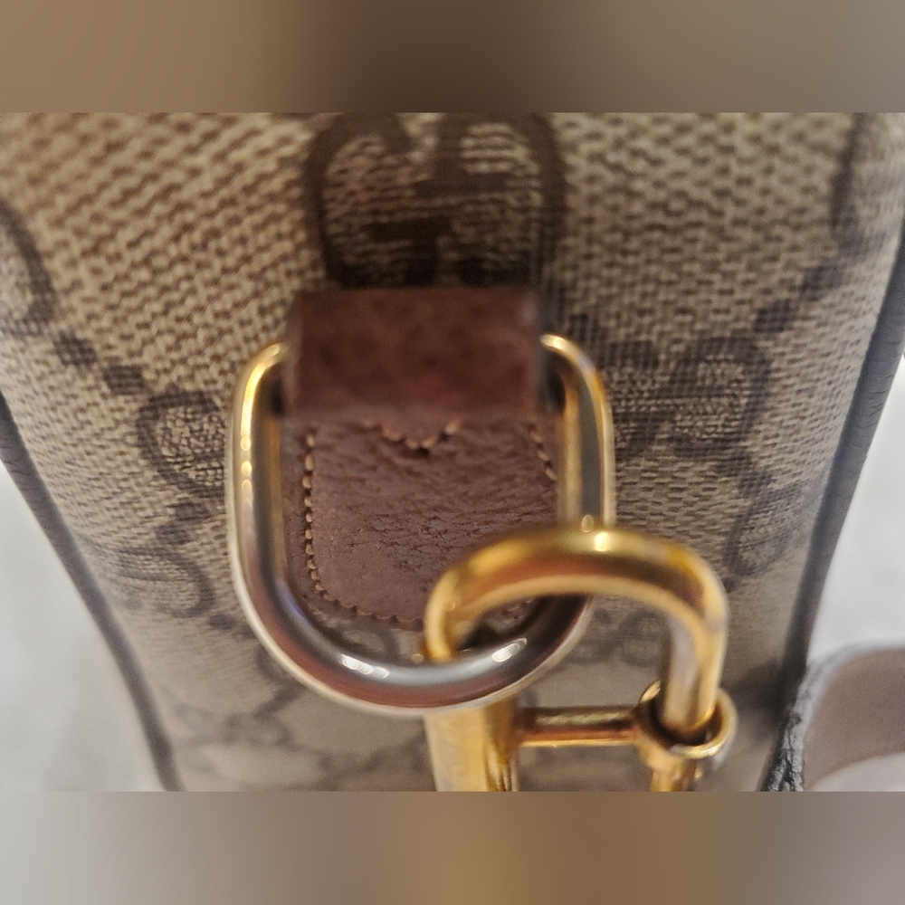 Gucci 39.02.040 Sherry Line Gg Supreme Canvas Women's Mini Boston Bag - Picture 4 of 16
